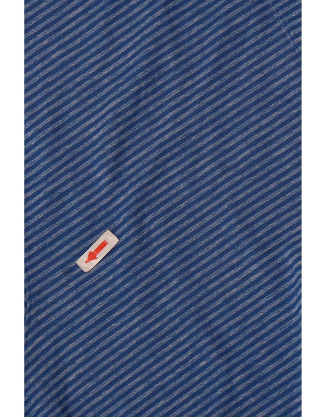 Puma Mens Polo Shirt XL Blue Striped Polyester