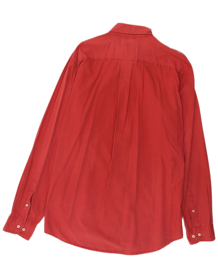 Murphy & Nye Herrenhemd 2XL, rote Baumwolle