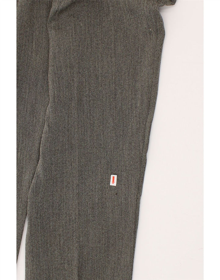 BENETTON Womens Straight Suit Trousers W32 L32 Grey Vintage Benetton and Second-Hand Benetton from Messina Hembry 
