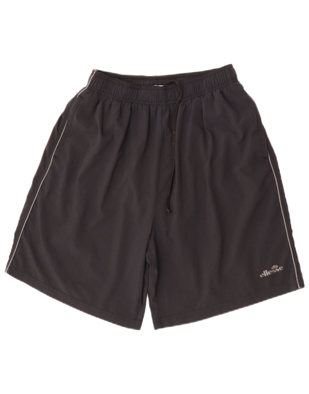 Shorts esportivos masculinos Ellesse poliéster preto médio