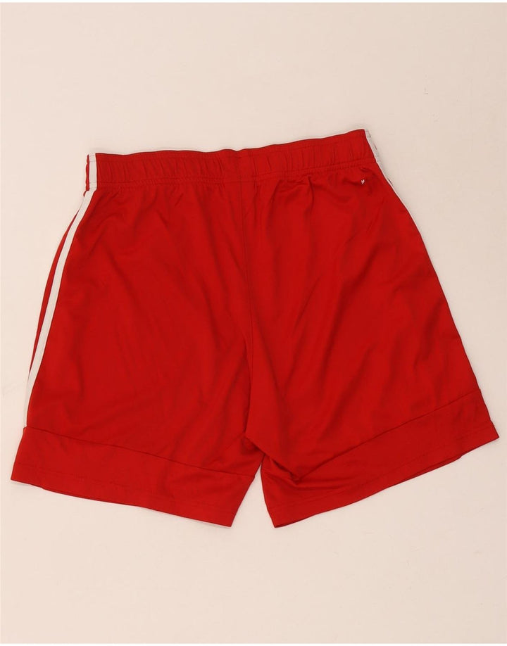 Pantaloncini sportivi Adidas da donna UK 14 medio rosso poliestere
