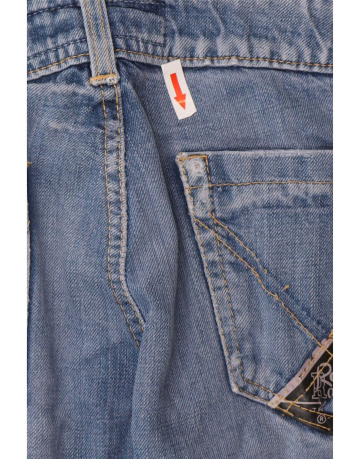 Roy Rogers Womens Straight Jeans W30 L34 Blue Cotton