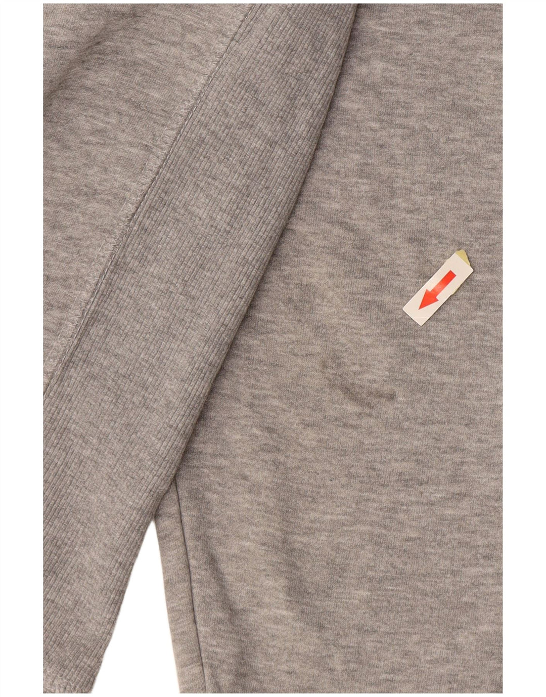 PENGUIN Mens Zip Neck Sweatshirt Jumper Medium Grey Cotton