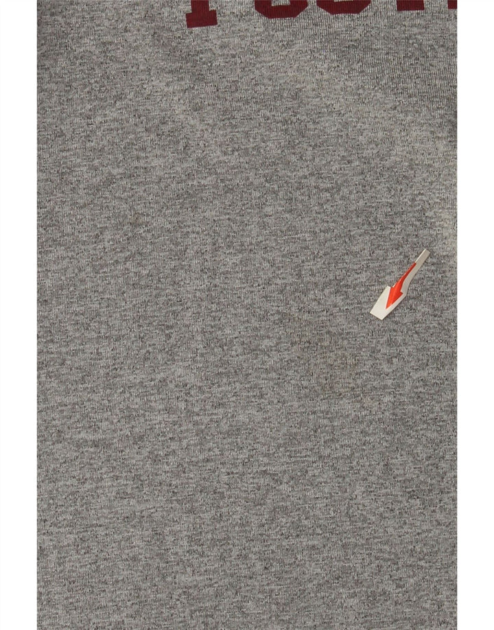 Adidas Herren Fairmont Graphic Top Langarm XL Grau Polyester