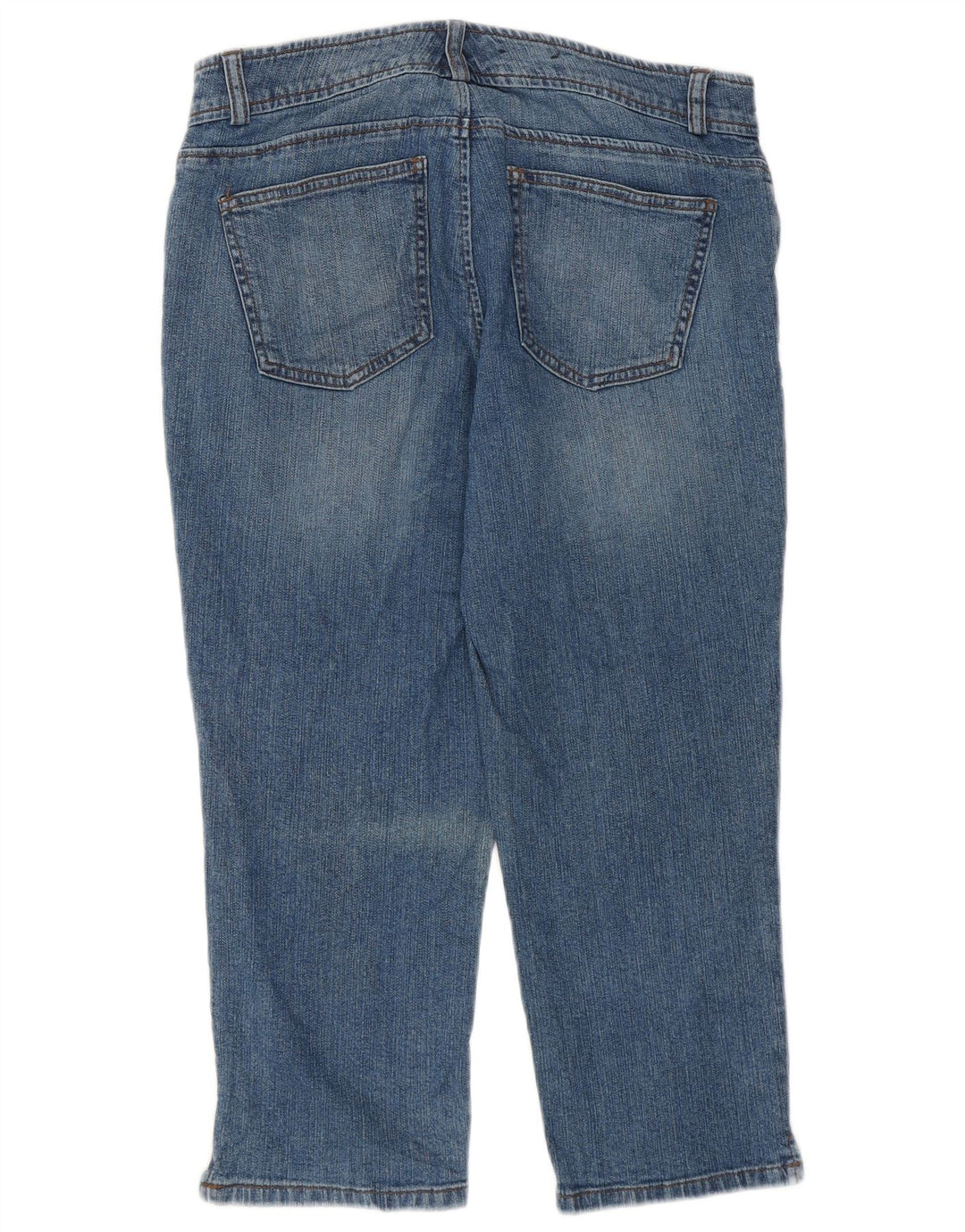 Chaps Womens Petite Capri Jeans US 8 Medium W30 L21 Blue Cotton