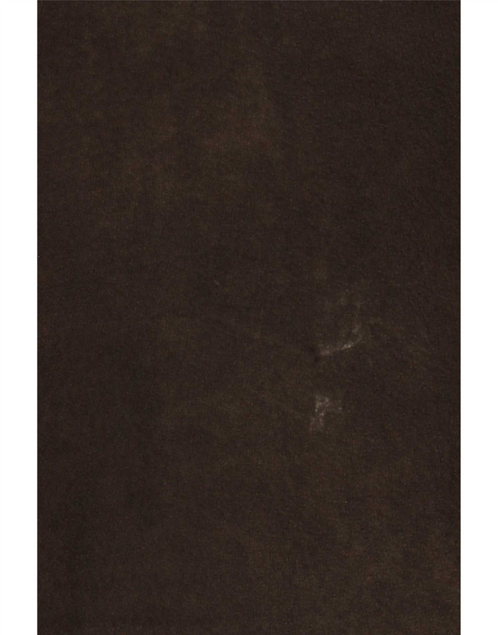 ELENA MIRO Veste en daim surdimensionnée pour femme UK 14 Grand cuir marron