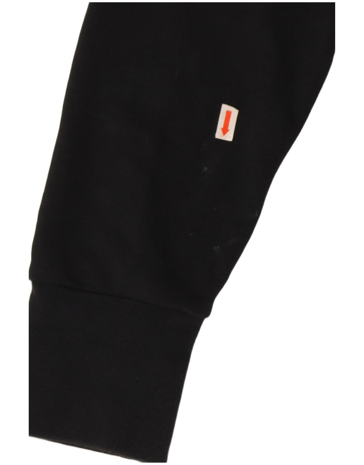 Felpa oversize con grafica corta Nike da donna UK 10 piccola nera