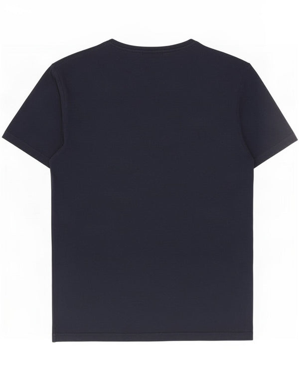 Reiss Mens Graphic T-Shirt Top Medium Navy Blue Cotton