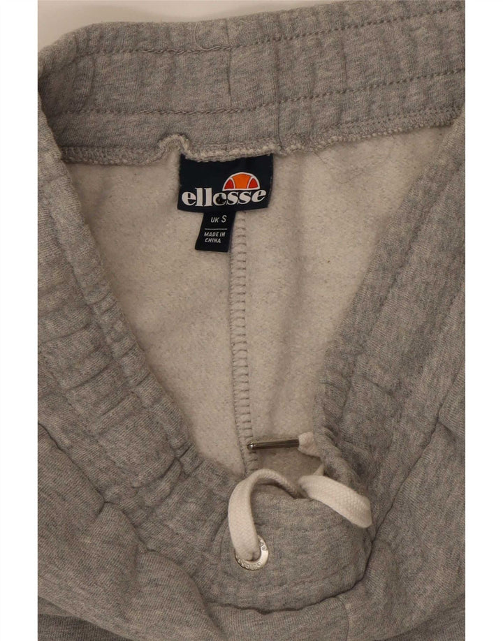 Ellesse Herren-Sportshorts, Größe S, graue Baumwolle