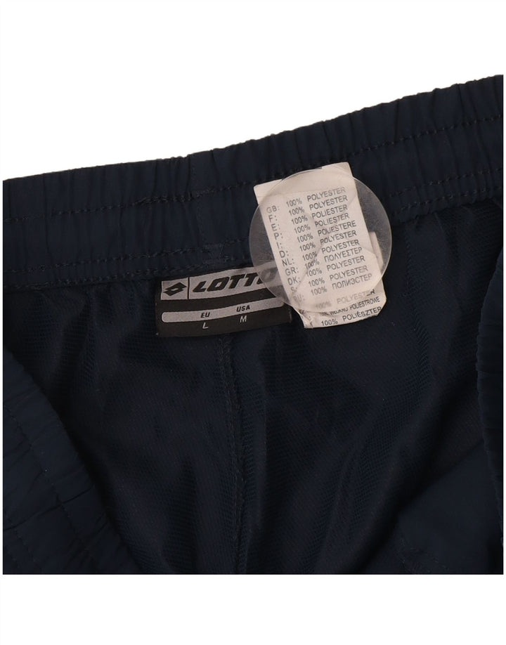 Lotto Mens Sport Shorts Large Navy Blue Polyester