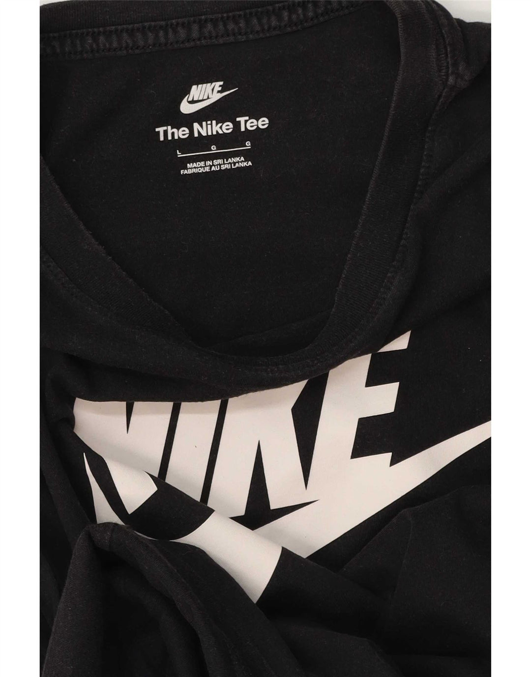Nike T-shirt graphique pour homme, grand, noir