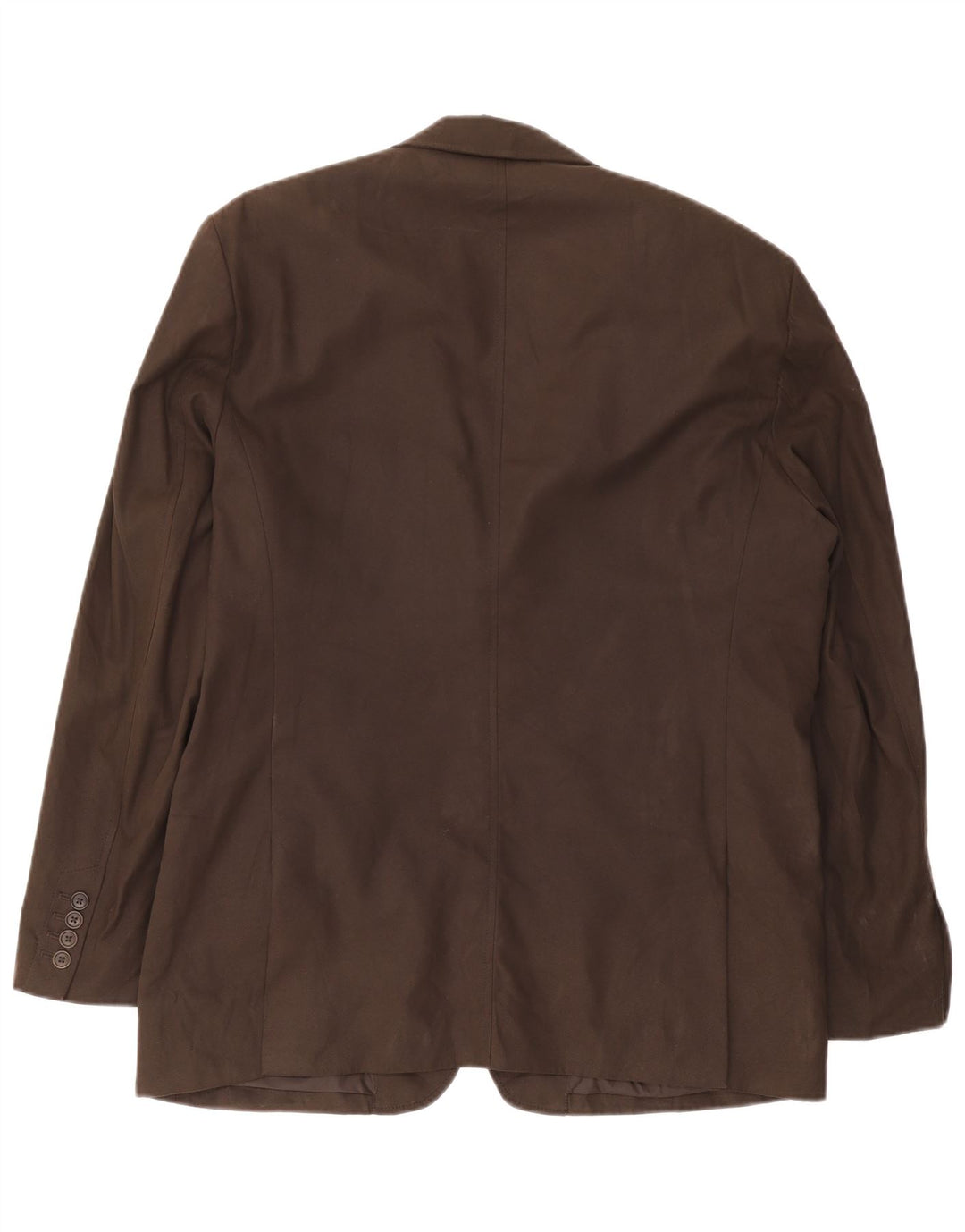 Zara Mens 2 Button Blazer Jacket EU 54 XL Brown