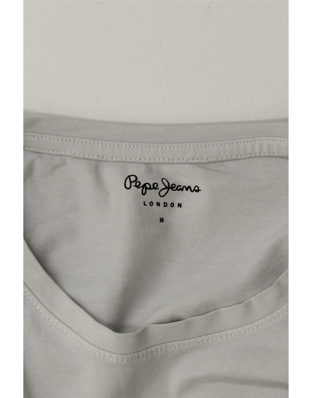 PEPE Jeans Top grafico da donna manica lunga UK 14 Grigio medio