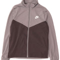 Nike Boys Graphic Tracksuit Top Jacket 12-13 Years Large Grey Colourblock