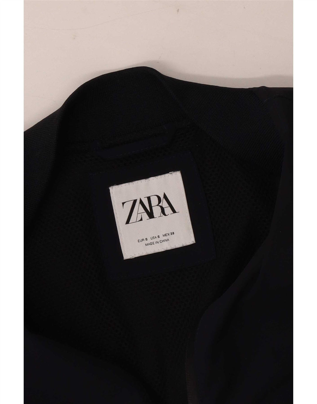 Zara Bomberjakke til mænd UK 36 Small Navy Blue