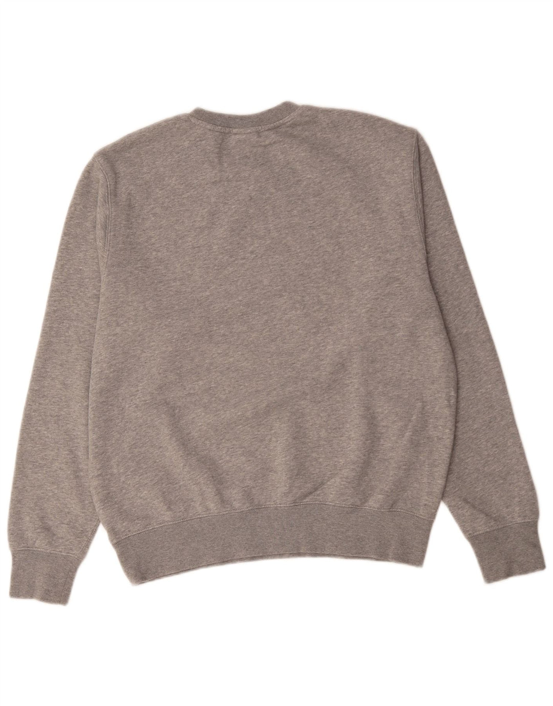 Felpa Nike da uomo in cotone chiazzato grigio medio