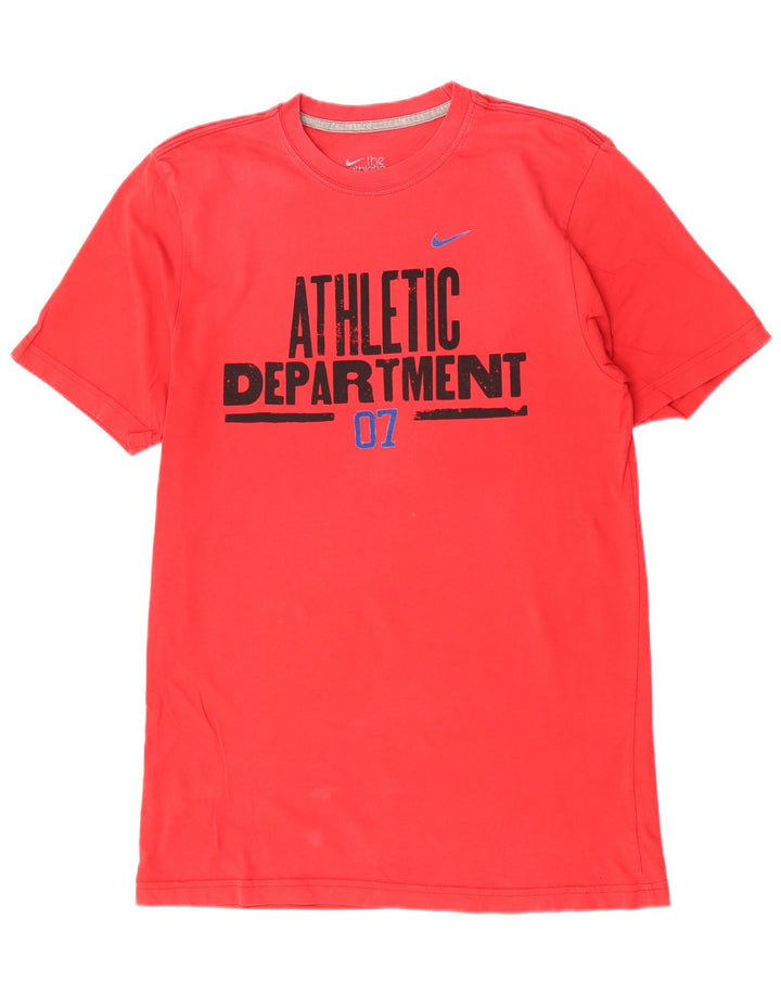 T-shirt grafica Nike da uomo con vestibilità standard, colore rosso medio