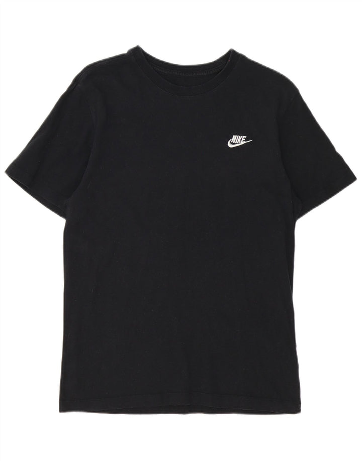 Nike Herren T-Shirt Top Small Schwarz Baumwolle