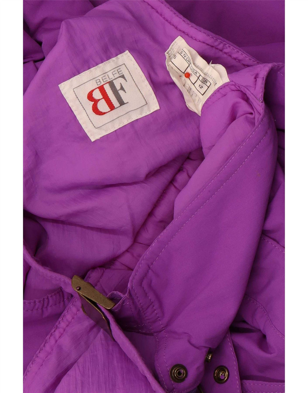 Belfe Womens Dungarees Ski Trousers UK 12 Medium Purple