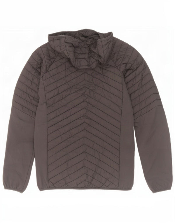 Jaqueta acolchoada com capuz masculina Mountain Warehouse UK 34 XS poliéster cinza