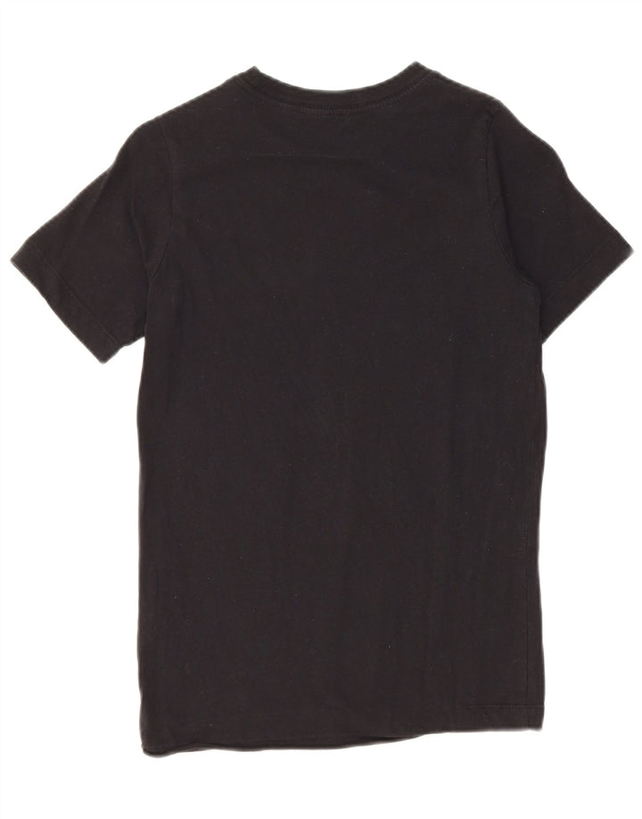 NIKE Boys Graphic T-Shirt Top 10-11 Years Medium Black Cotton