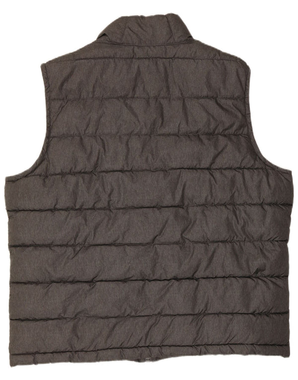 Gap Mens Padded Gilet UK 42 XL Grey Polyester