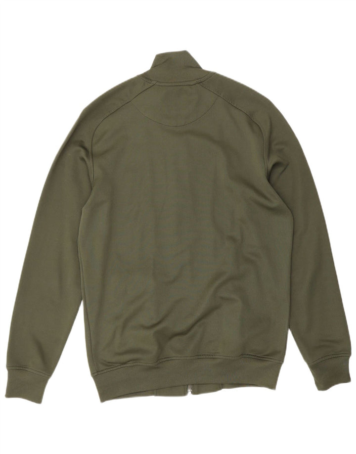 LYLE & SCOTT Womens Tracksuit Top Jacket UK 6 XS Khaki Polyester