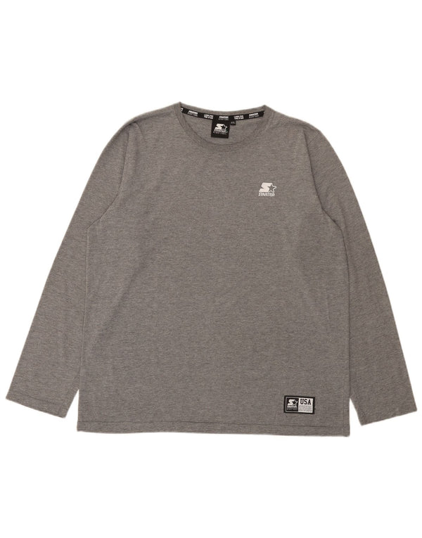 T-shirt a maniche lunghe da donna Starter UK 21 2XL Grigio