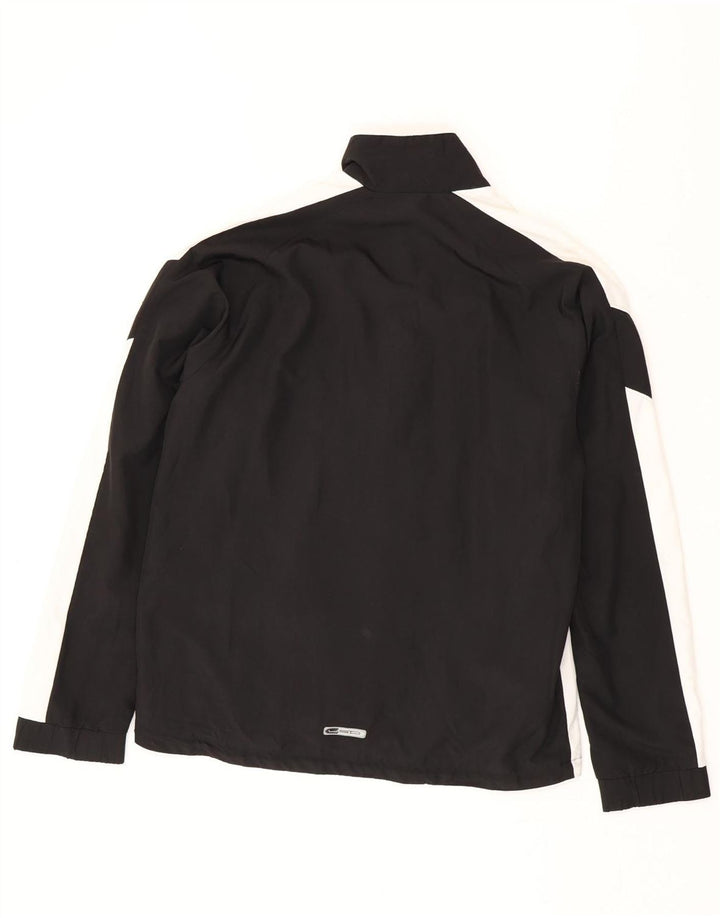 Puma Boys Tracksuit Top Jacket 13-14 Years XL Black Colourblock Polyester
