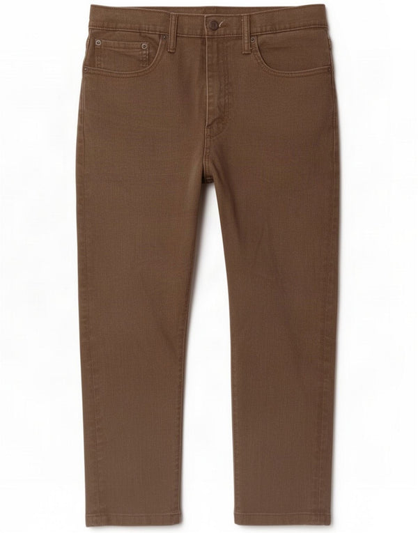 Levi's Mens 512 Slim Jeans W36 L24 Brown Cotton