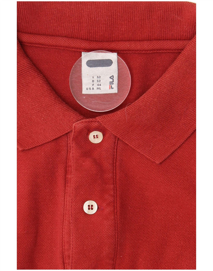 Polo da uomo Fila IT 52 Large rossa