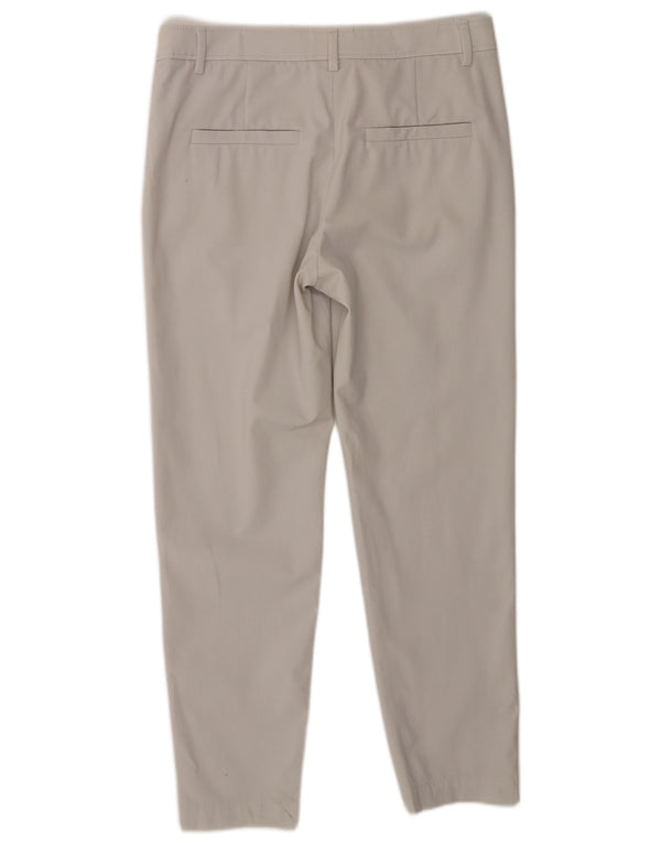 Brunello Cucinelli Damen Tapered Chino-Hose IT 42 Medium W32 L27 Grau