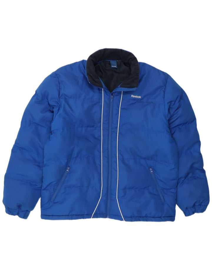 Męska ocieplana kurtka Reebok UK 42 XL, niebieski poliester
