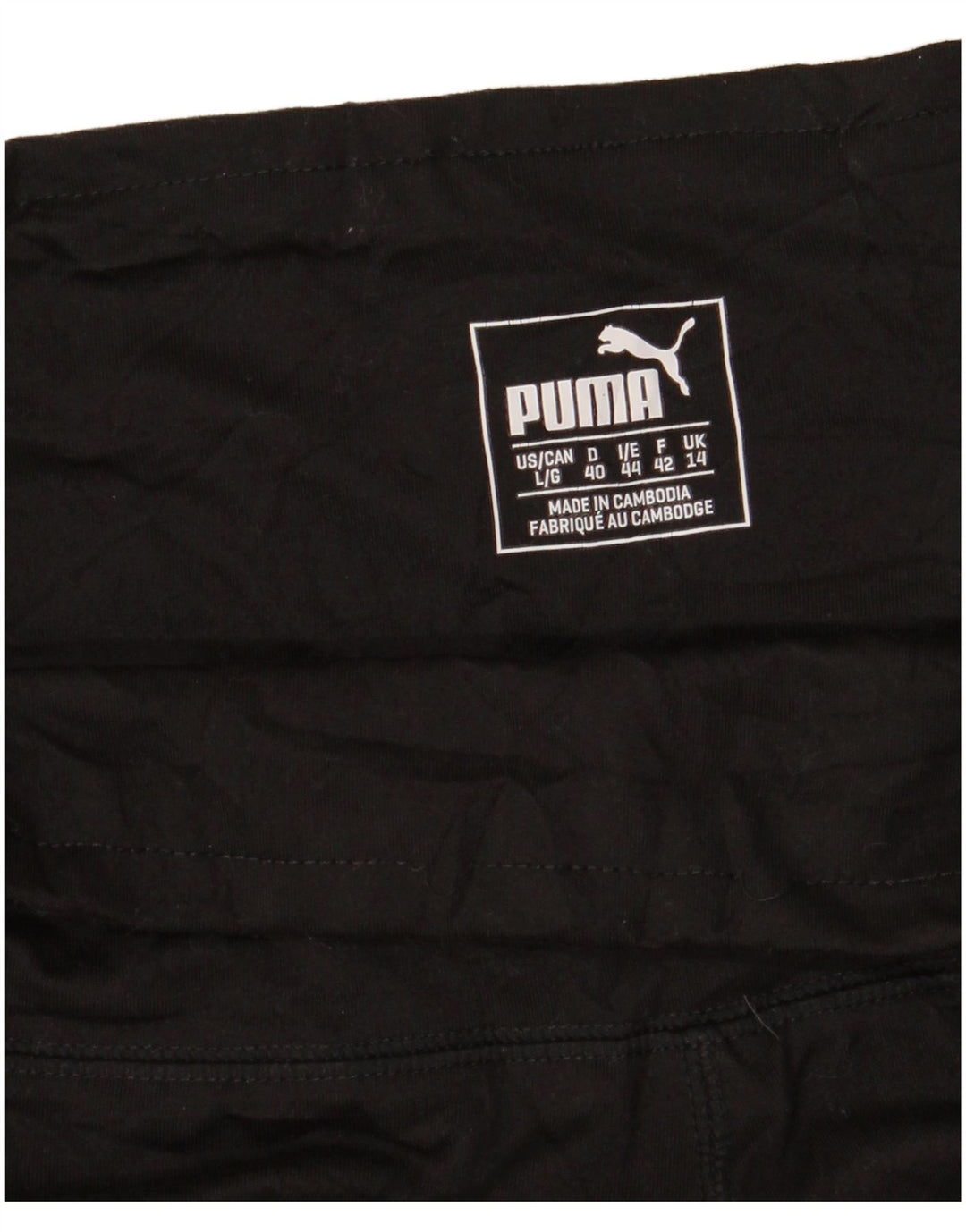 PUMA Womens Leggings UK 14 Large Black