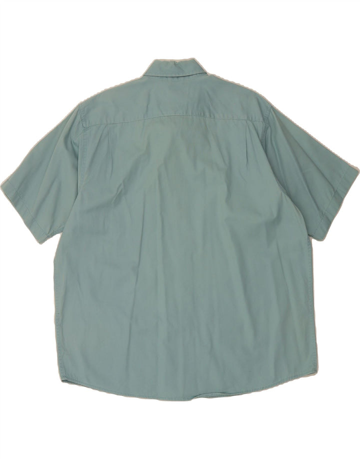 LEE Mens Short Sleeve Shirt XL Blue Vintage Lee and Second-Hand Lee from Messina Hembry 