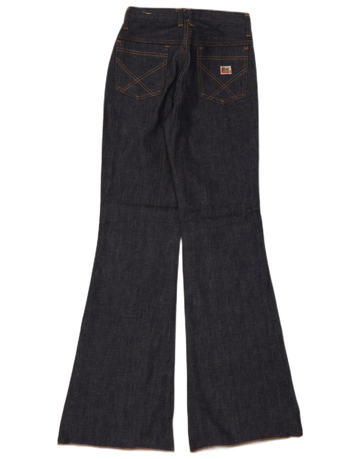 Roy Rogers Womens Flared Jeans W26 L32 Navy Blue