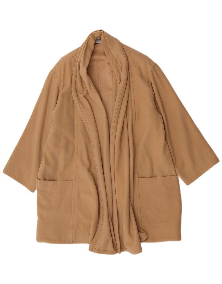 Luisa Spagnoli Overcoat Open Open da donna UK 10 Small Beige