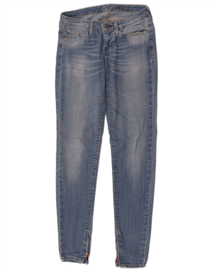 Levi's Womens Skinny Jeans W24 L32 Blue Cotton