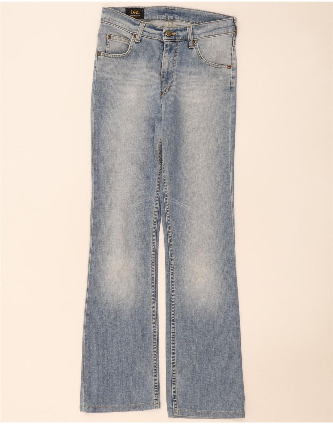 Lee Womens REED Bootcut Jeans W29 L34 Blue Cotton