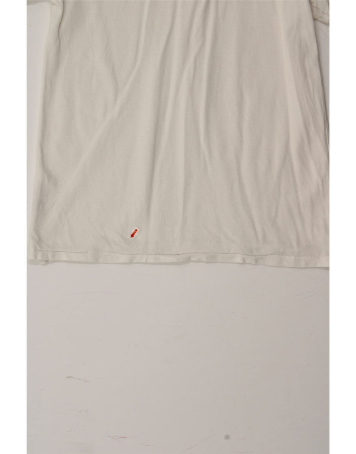 NAPAPIJRI Boys Polo Shirt 11-12 Years White Vintage Napapijri and Second-Hand Napapijri from Messina Hembry 