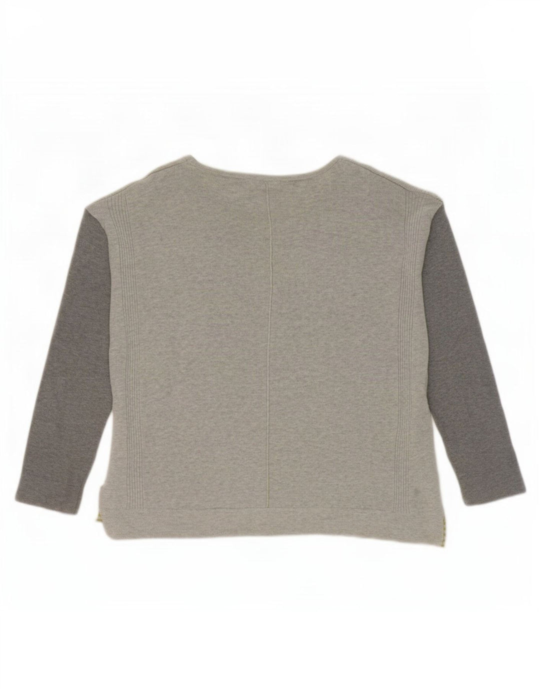 White Stuff Damen-Pullover mit U-Boot-Ausschnitt, UK 12, Mittelgrau, Farbblock