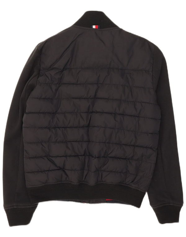 Tommy Hilfiger Herre Bomber Polstret Jakke UK 36 Small Black