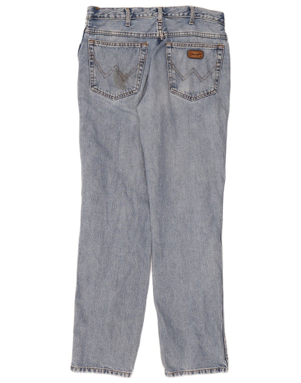 Мужские прямые джинсы Wrangler Texas W33 L32, синий хлопок