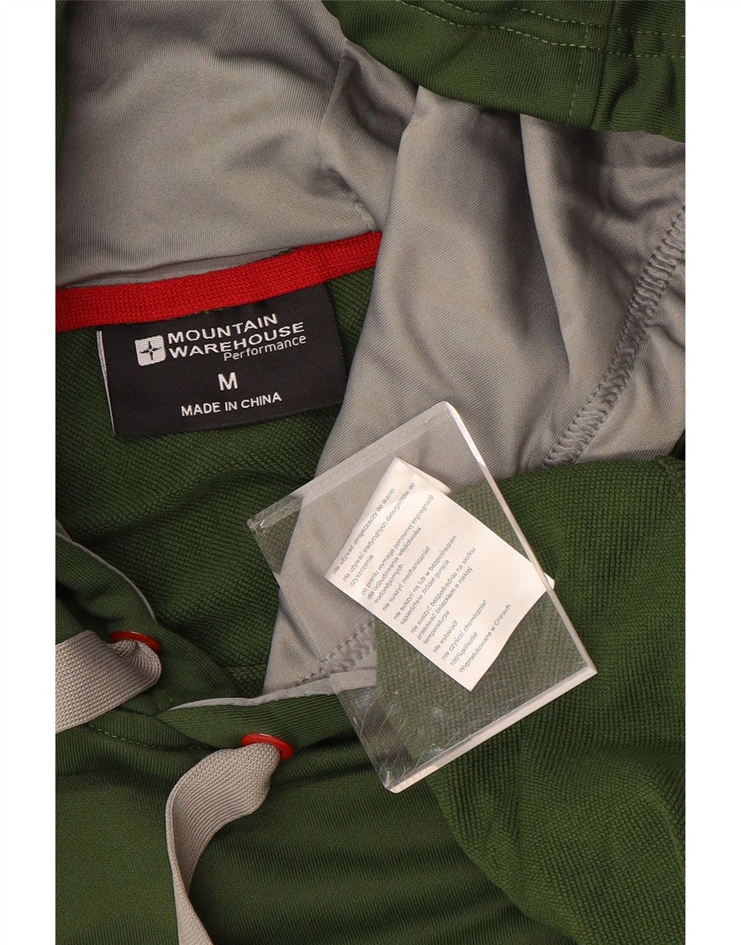 MOUNTAIN WAREHOUSE Mens Hoodie Jumper Medium Green Polyester