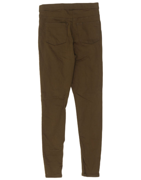 Marks & Spencer női Jegging farmer UK 10 kicsi W28 L30 khaki pamut