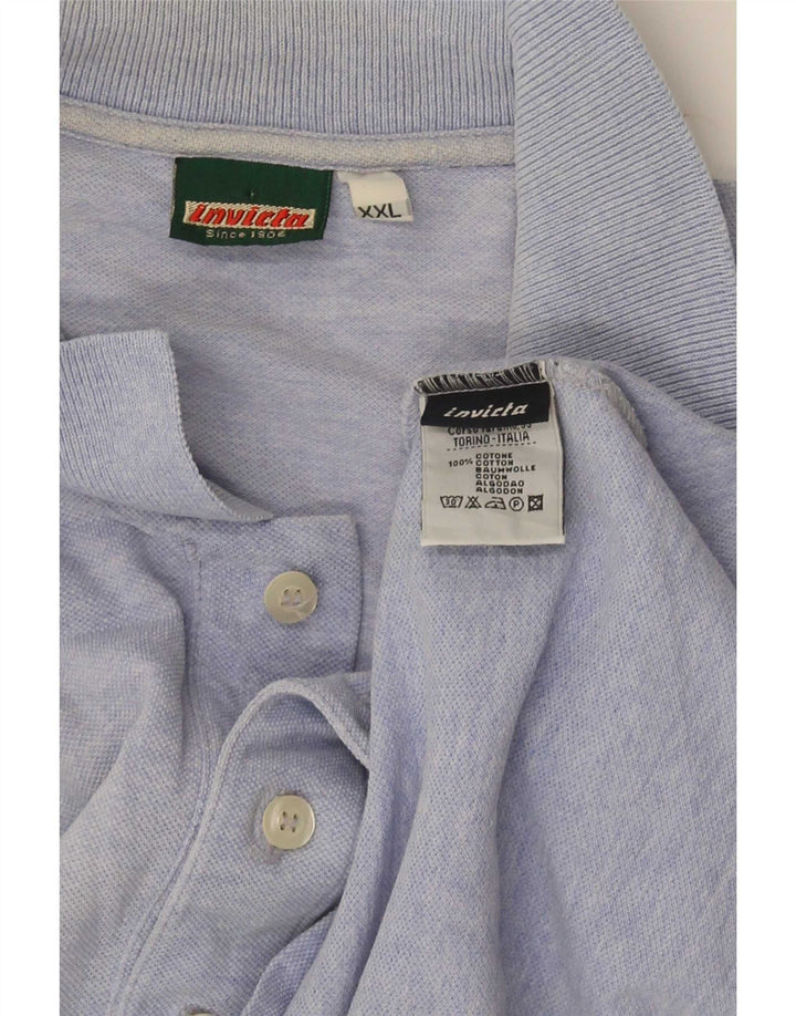 Invicta Mens Polo Shirt 2XL Blue Cotton