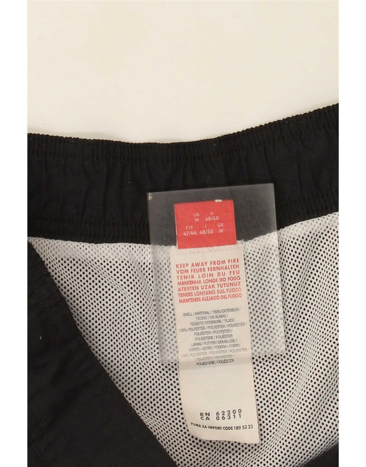 Pantaloncini da bagno grafici da uomo Puma Medium Black Colourblock in poliestere