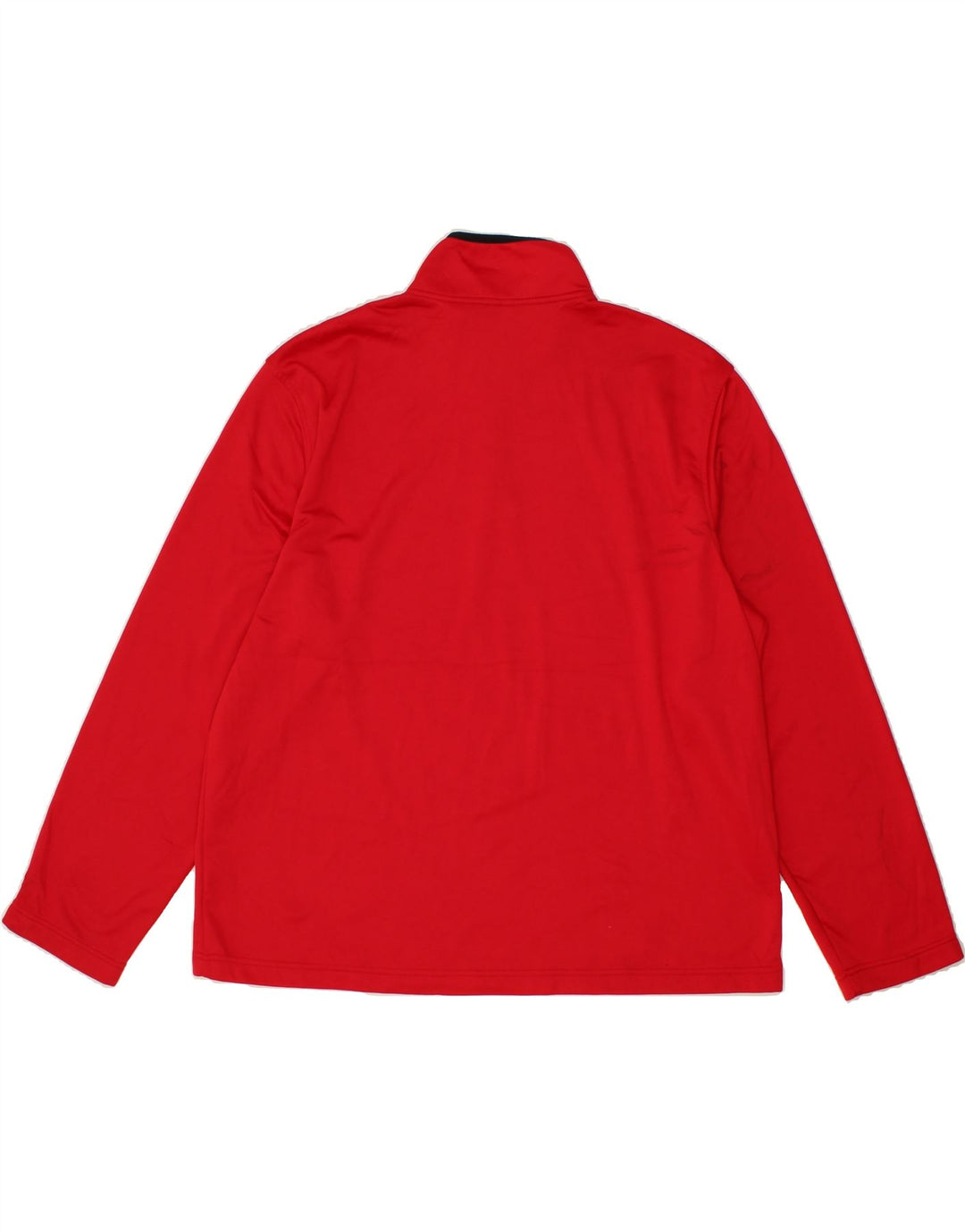 STARTER Mens Zip Neck Pullover Tracksuit Top UK 46/48 XL Red Polyester Vintage Starter and Second-Hand Starter from Messina Hembry 