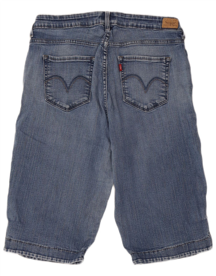 Levi's Womens 512 Denim Slim Bermuda Shorts W34 Large Blue