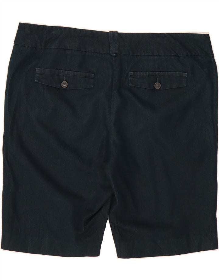 MOSSIMO Womens Casual Shorts US 12 Large W34 Navy Blue Cotton Vintage Mossimo and Second-Hand Mossimo from Messina Hembry 